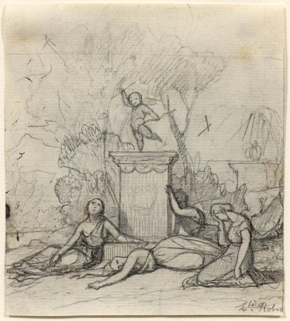 Studio per un monumento a Cupido